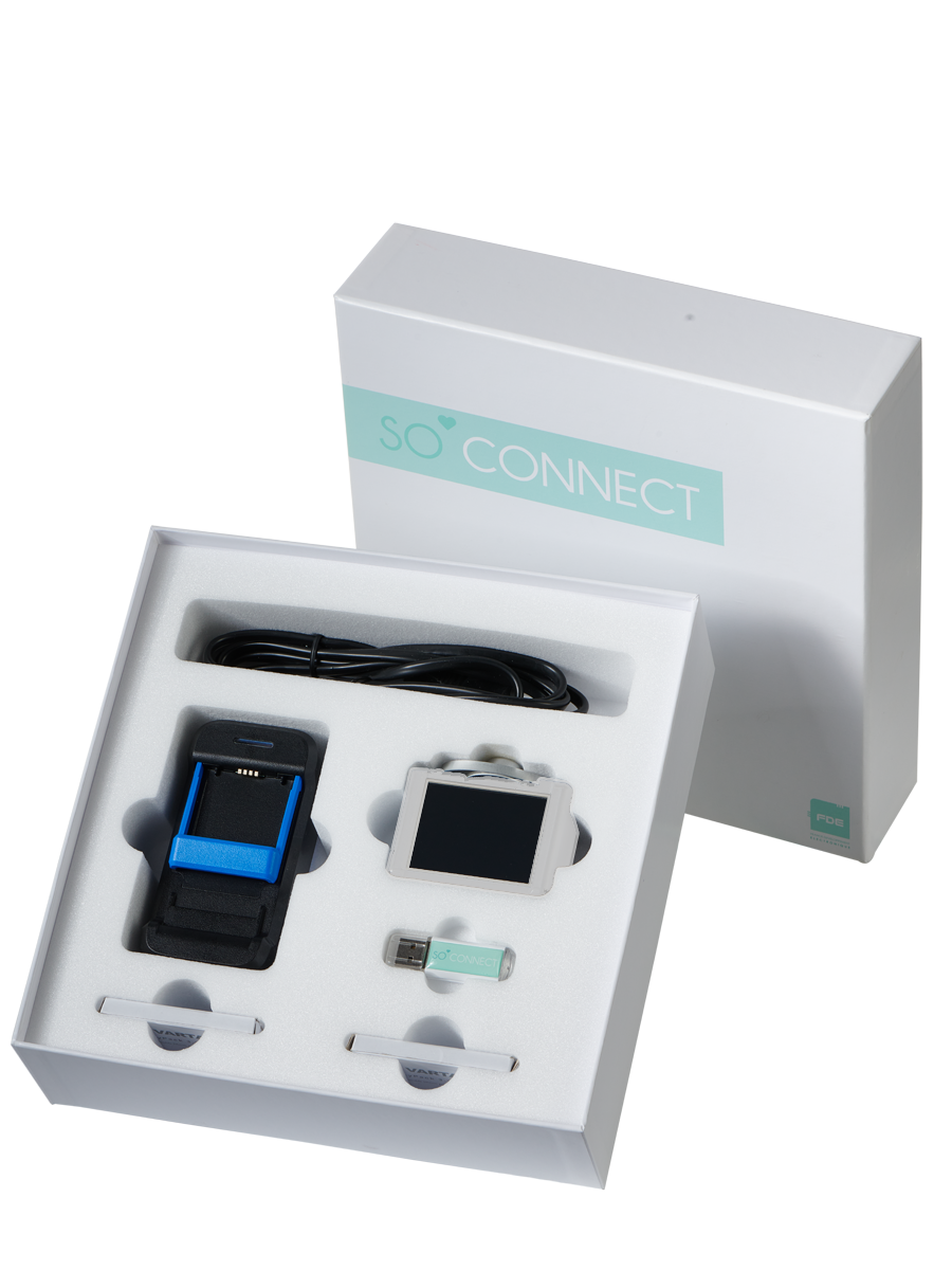 le coffret de la pompe à perfusion  d'immunoglobuline SO-CONNECT+